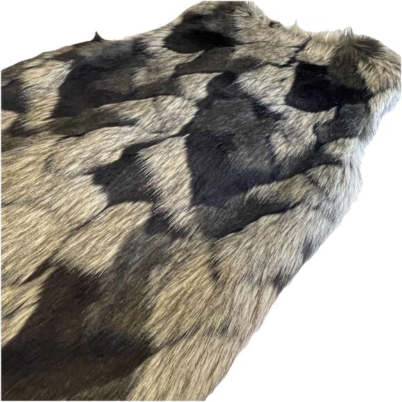 BCBG Faux Fur Women’s Vest Multicolor Old Money- M - Picture 4 of 11